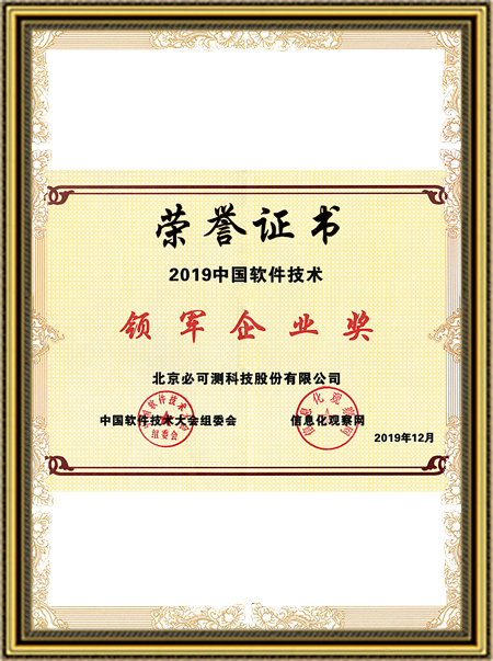 10中国软件技术领军企业奖